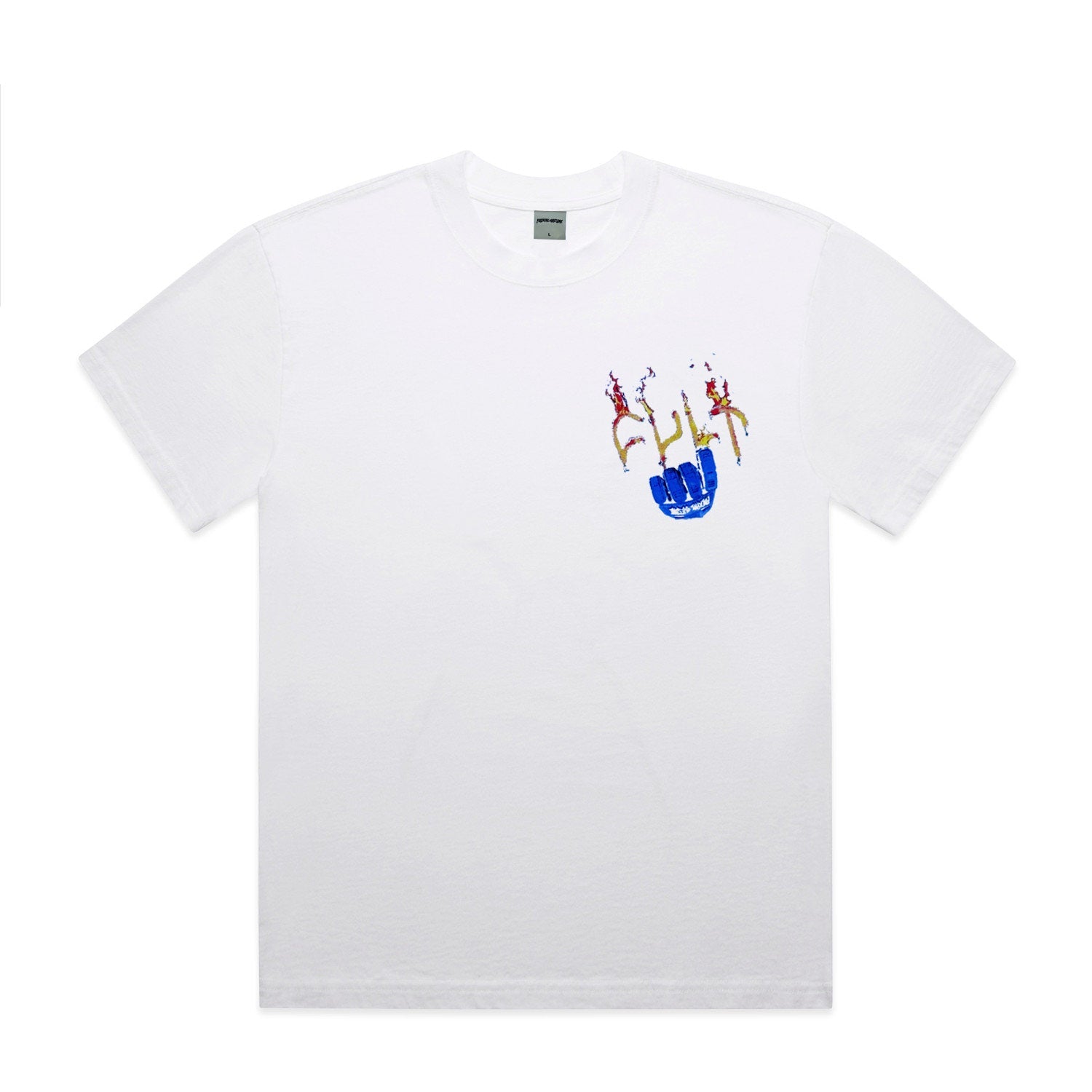 Fucking Awesome / Cult / Nails Stamp Logo Tee / white available at 5150bmx.com