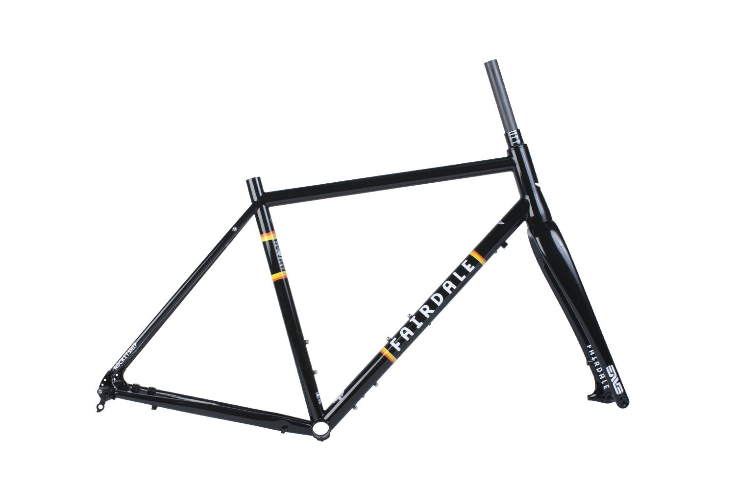 Fairdale Rockitship Gravel Frame and ENVE CX Fork Kit (Black) available at 5150bmx.com