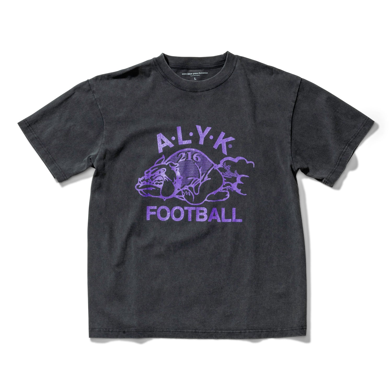 ALYK / Football Short Sleeve Tee / vintage black available at 5150bmx.com