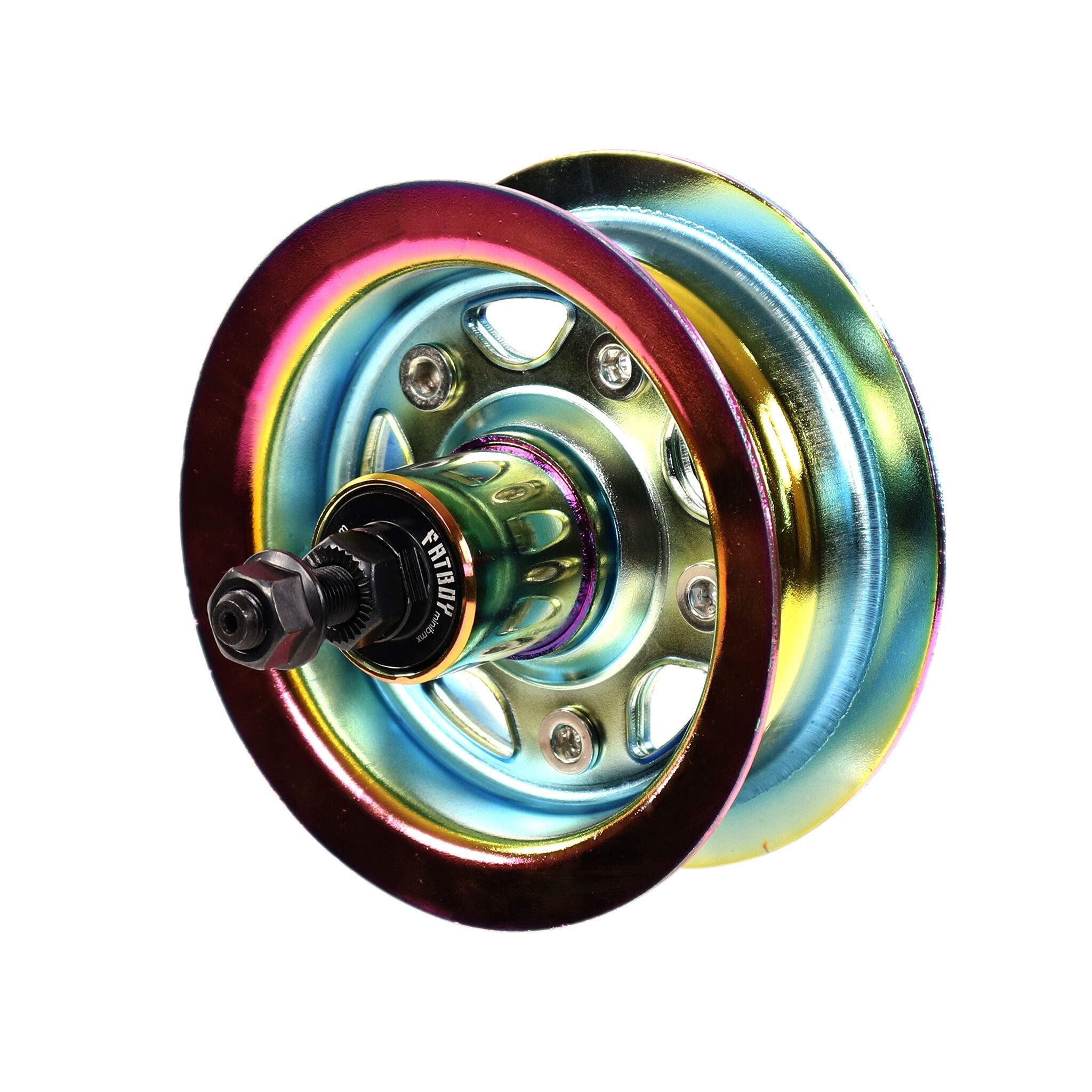 Fatboy BMX - Front Wheel - Oil Slick available at 5150bmx.com