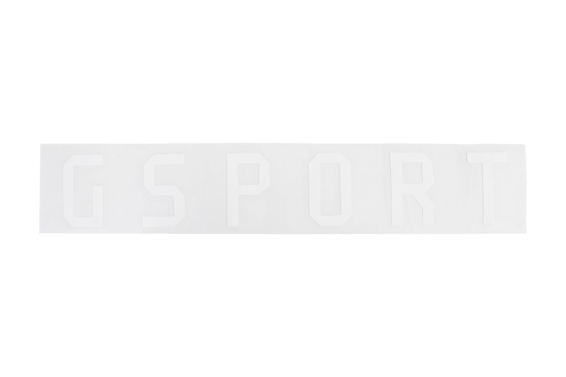GSport Rim Sticker Die-Cut (White) available at 5150bmx.com