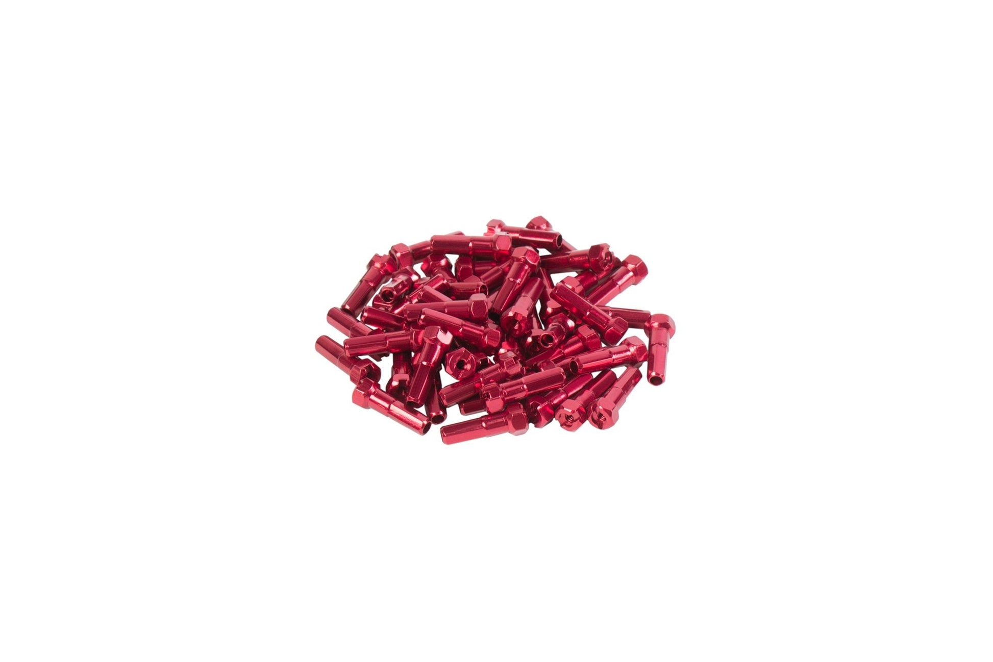 GSport Taper-Hex Nipples (Anodized Red) available at 5150bmx.com