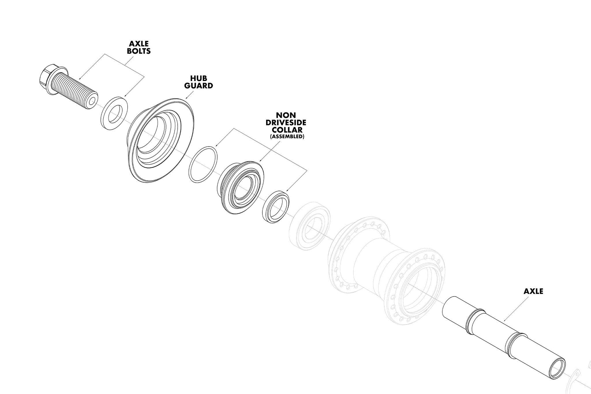 GSport Roloway Cassette Hub Parts available at 5150bmx.com