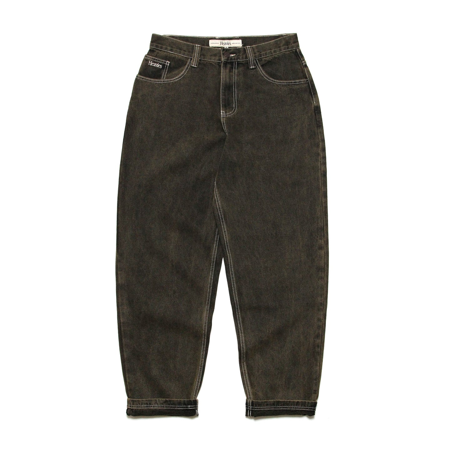 Heavies Jeans / washed brown available at 5150bmx.com