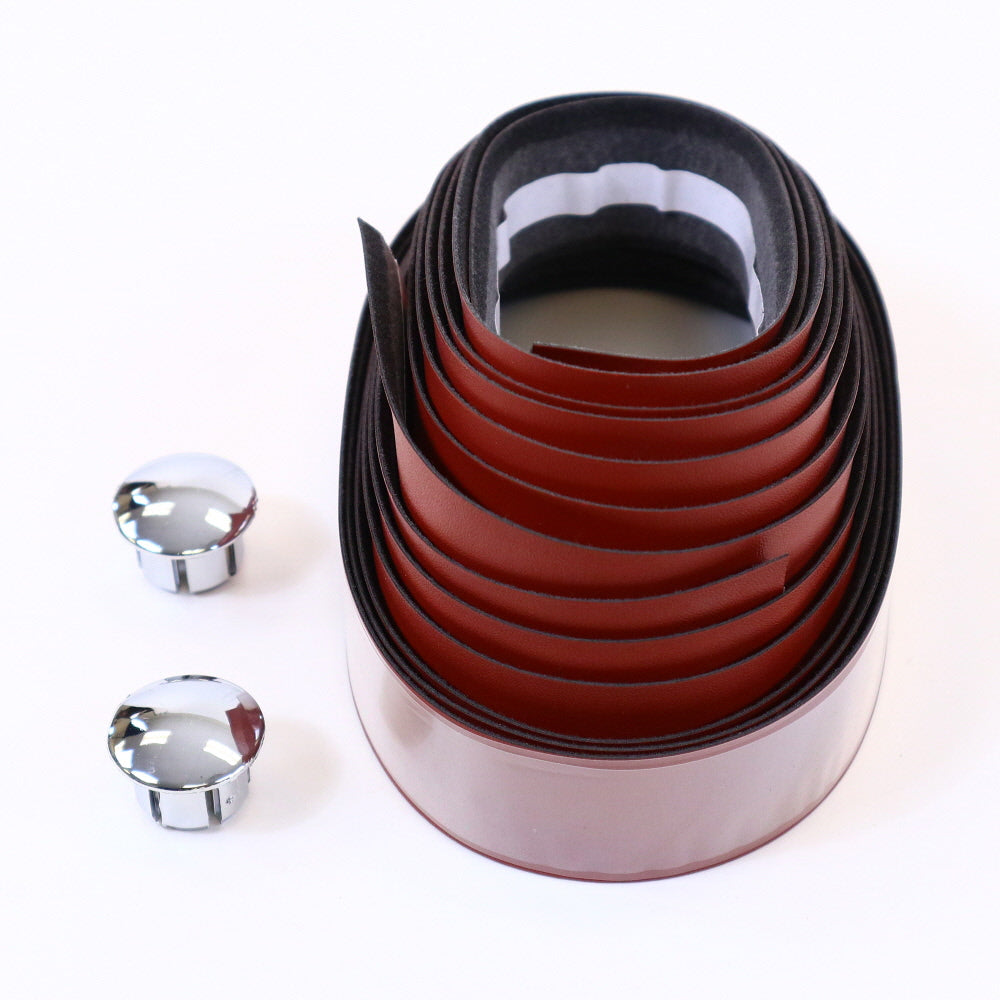 ISD - Bar Tape - PU Leather Brown available at 5150bmx.com