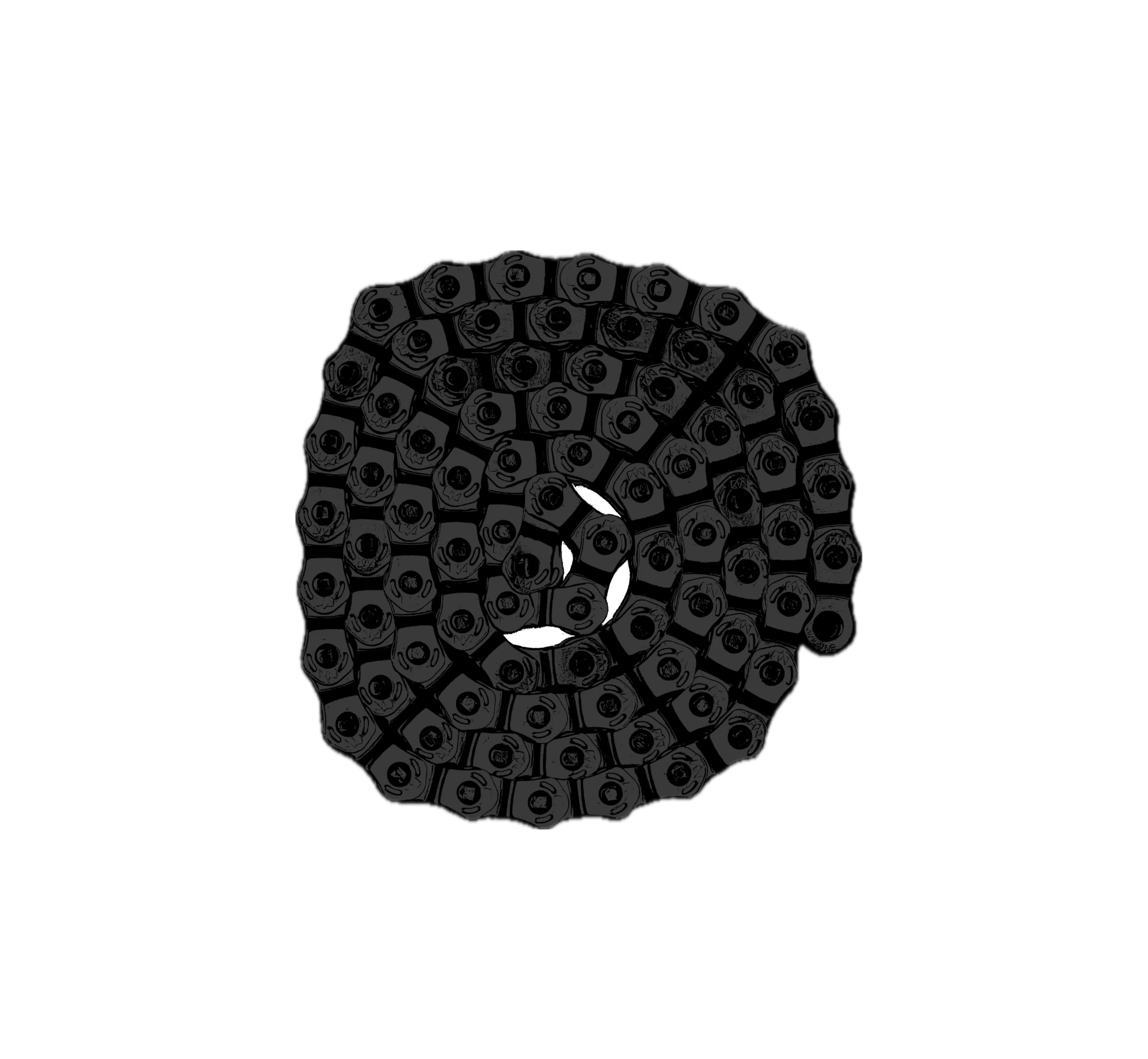 5150bmx "Non-Stop" Half-Link Chain (Black)