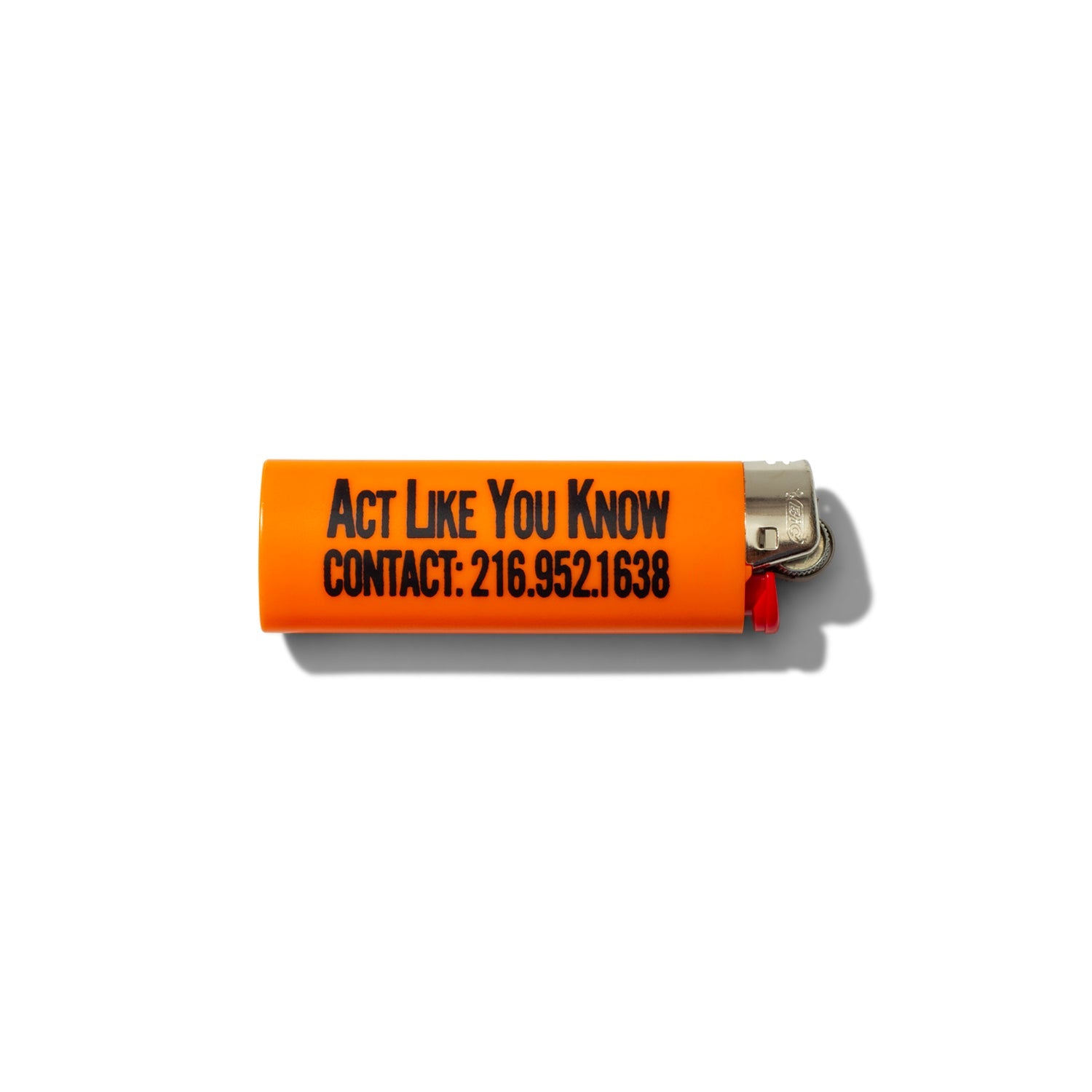 ALYK / Title Case Lighter / neon orange available at 5150bmx.com