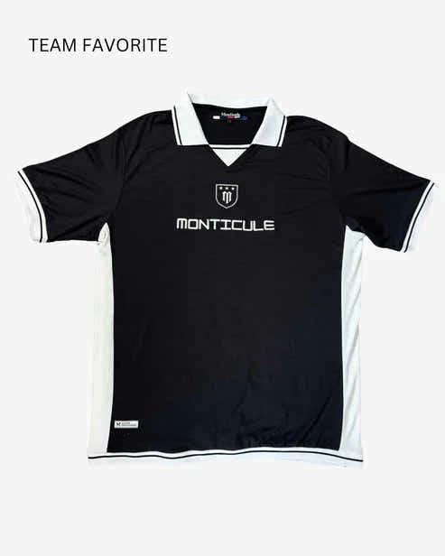 Monticule Soccer Jersey. BLACK
