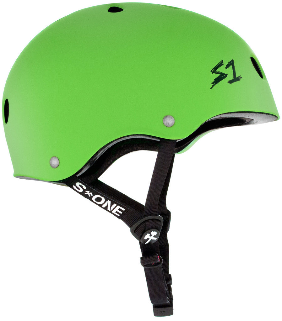 S1 Mini Lifer Helmet - Bright Green Matte