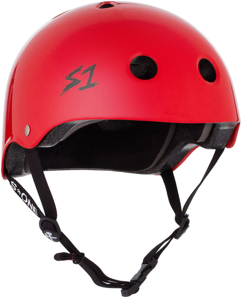 S1 Mini Lifer Helmet - Bright Red Gloss