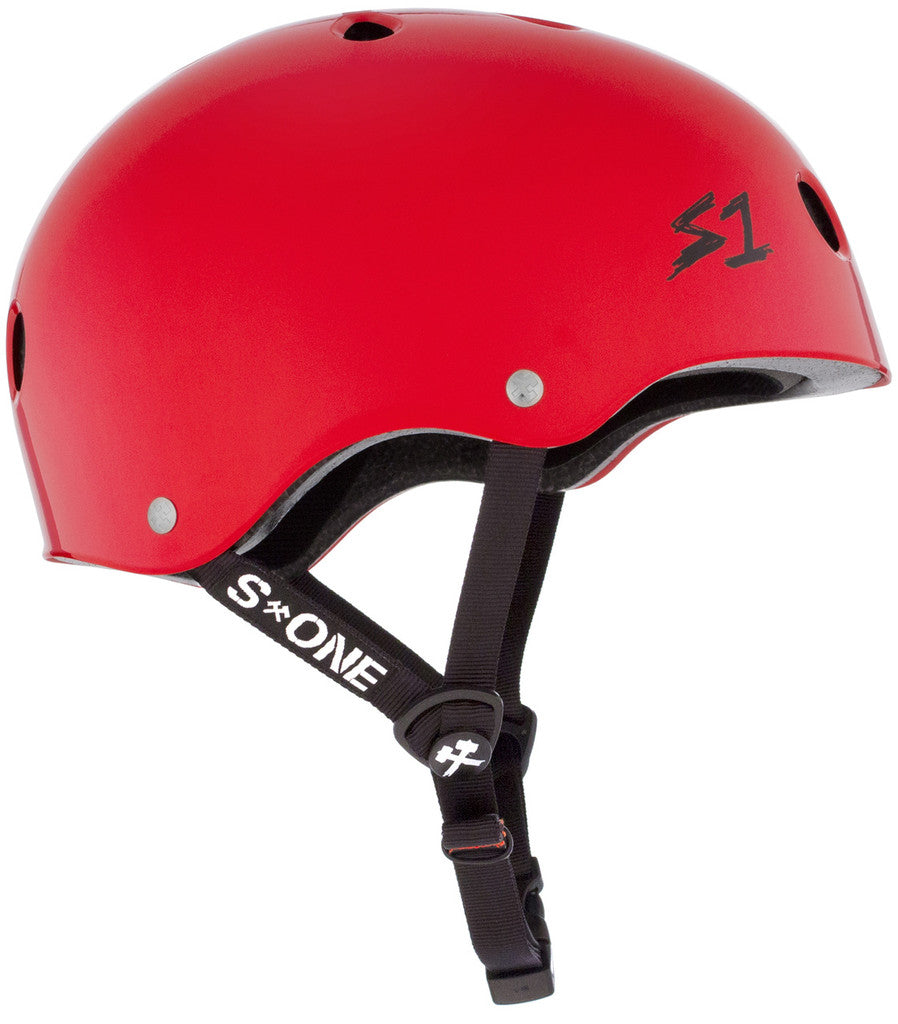 S1 Lifer Helmet - Bright Red Gloss