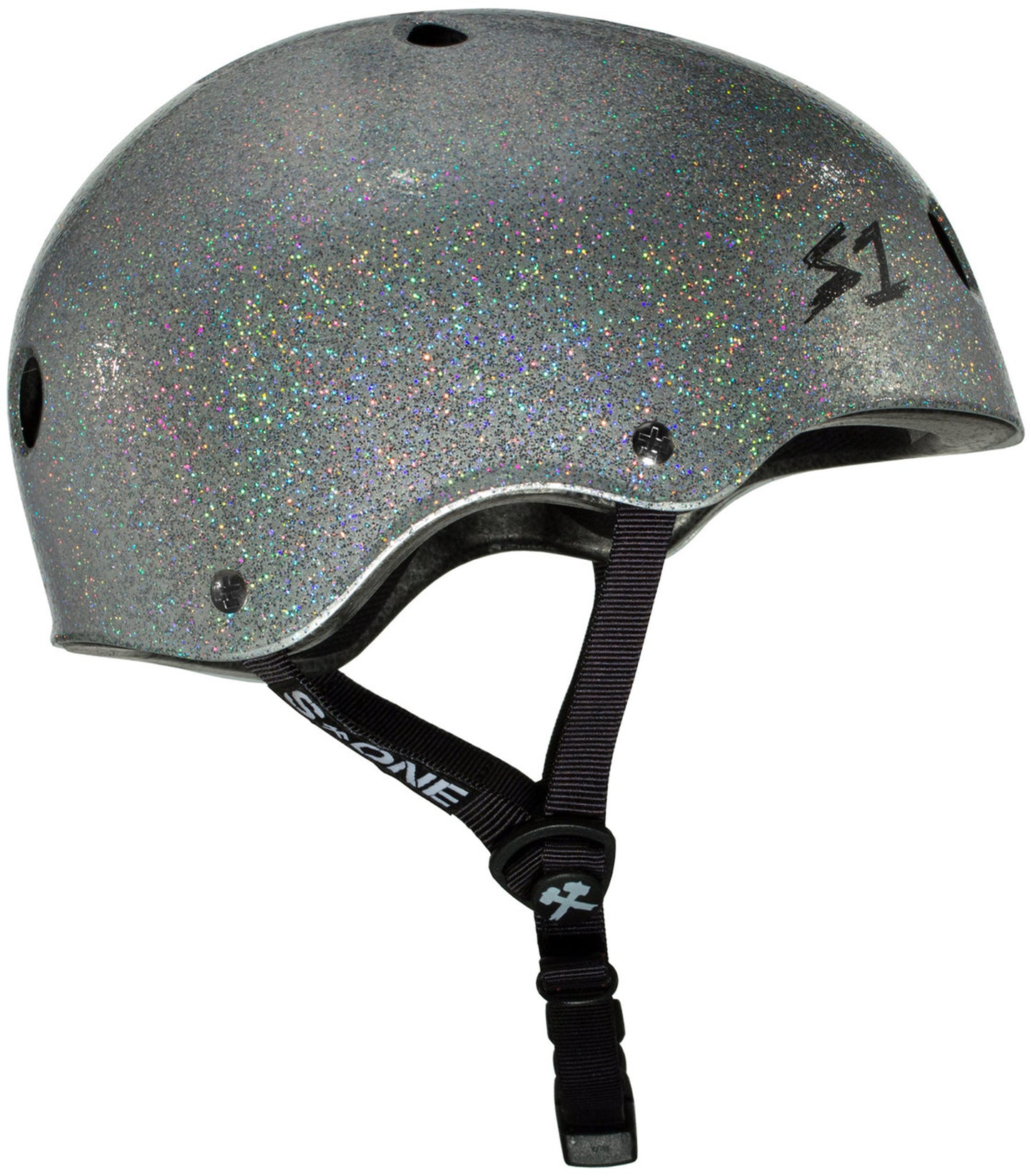 S1 Lifer Helmet - Silver Gloss Glitter