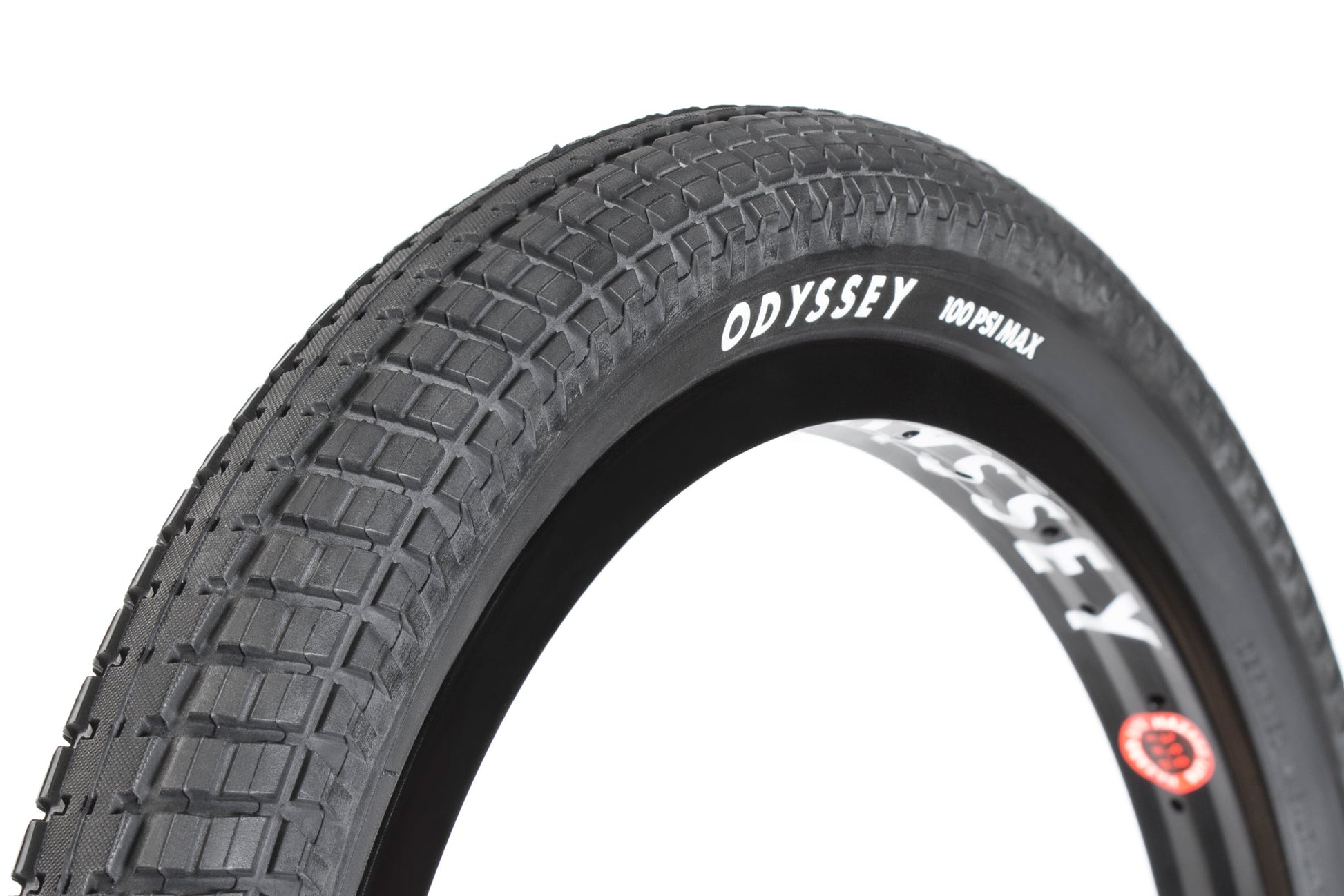 Odyssey Aitken Tire (Black) - Available at 5150bmx.com