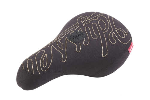 Odyssey Big Stitch Fat Seat (Gold) - Available at 5150bmx.com