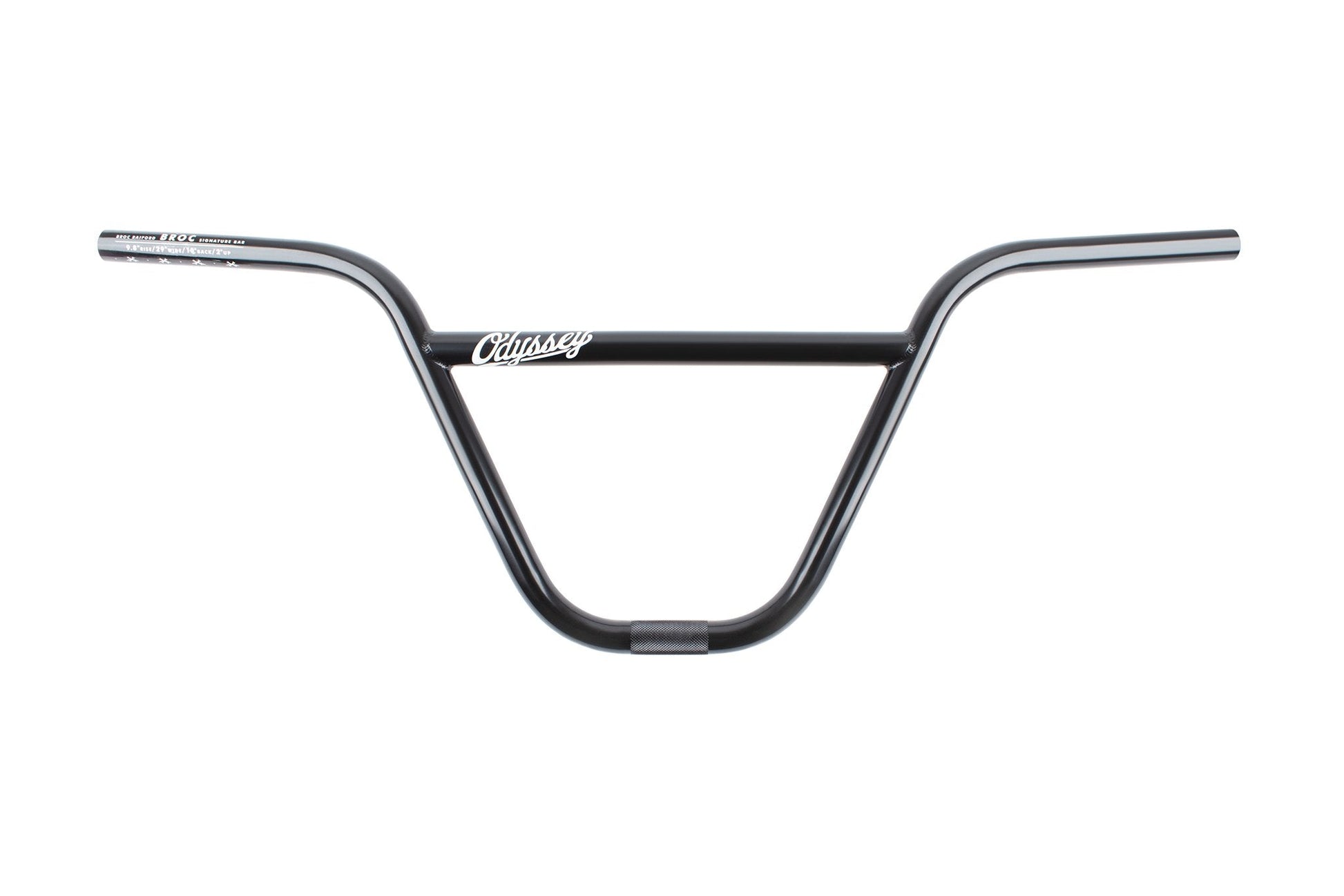 Odyssey BROC 9.8" Bar (Rustproof Black) available at 5150bmx.com