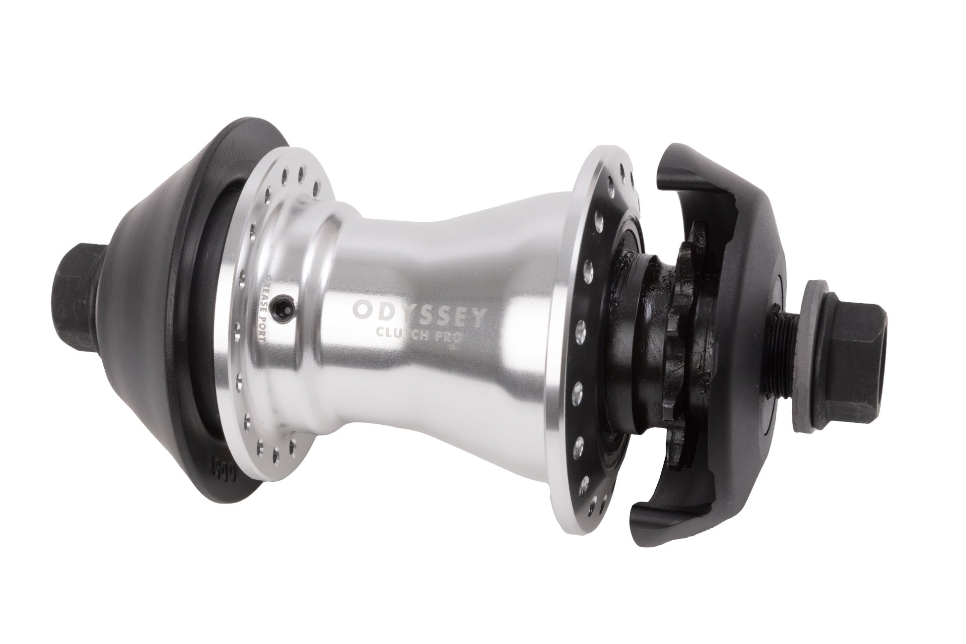 Odyssey Clutch Pro Freecoaster Hub (Anodized Silver) - Available at 5150bmx.com