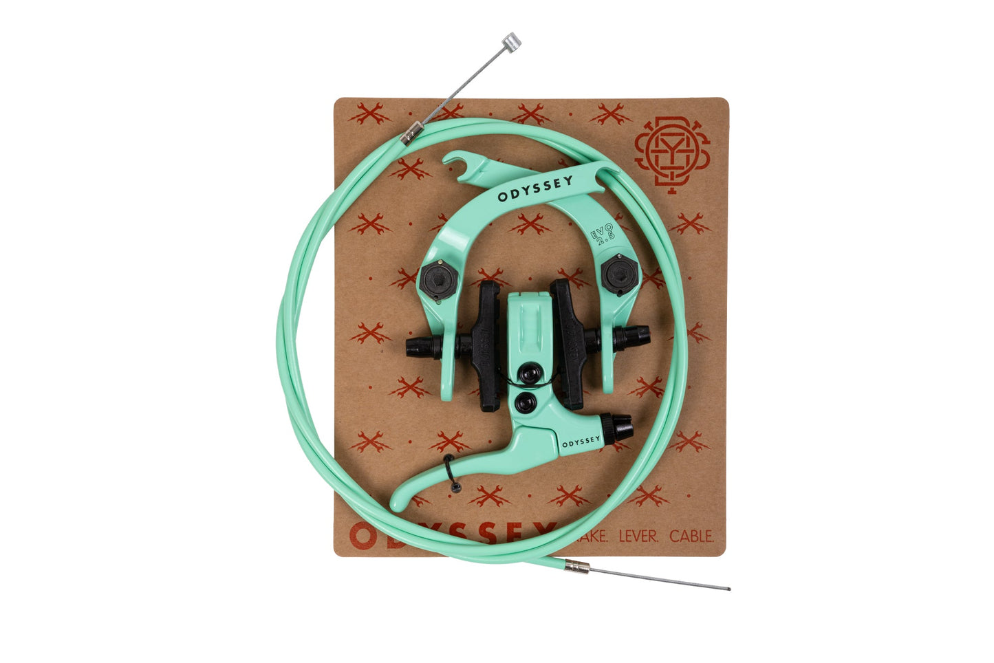 Odyssey Evo 2.5 Brake Kit (Toothpaste) available at 5150bmx.com