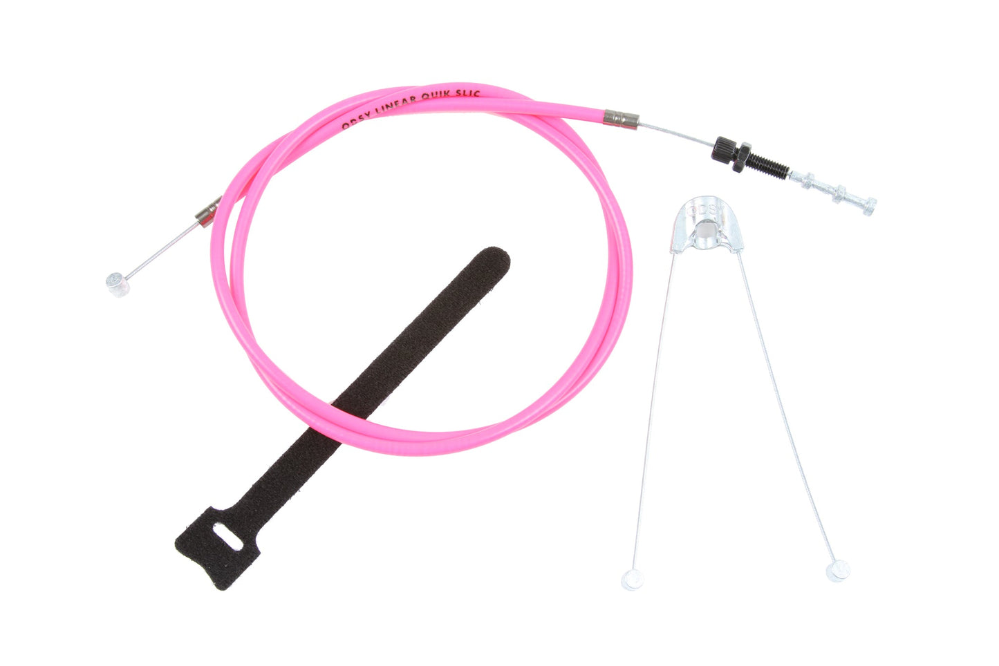 Odyssey Adjustable Linear Quik-Slic Kable® (Hot Pink) - Available at 5150bmx.com