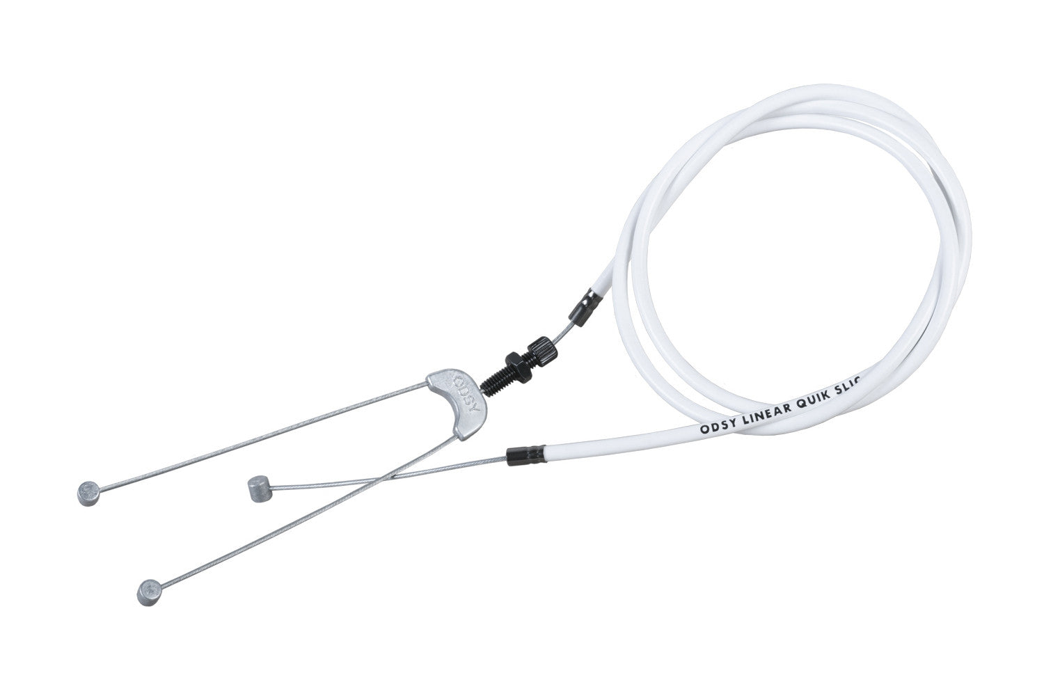 Odyssey Linear Quik-Slic Kable® (White) - Available at 5150bmx.com