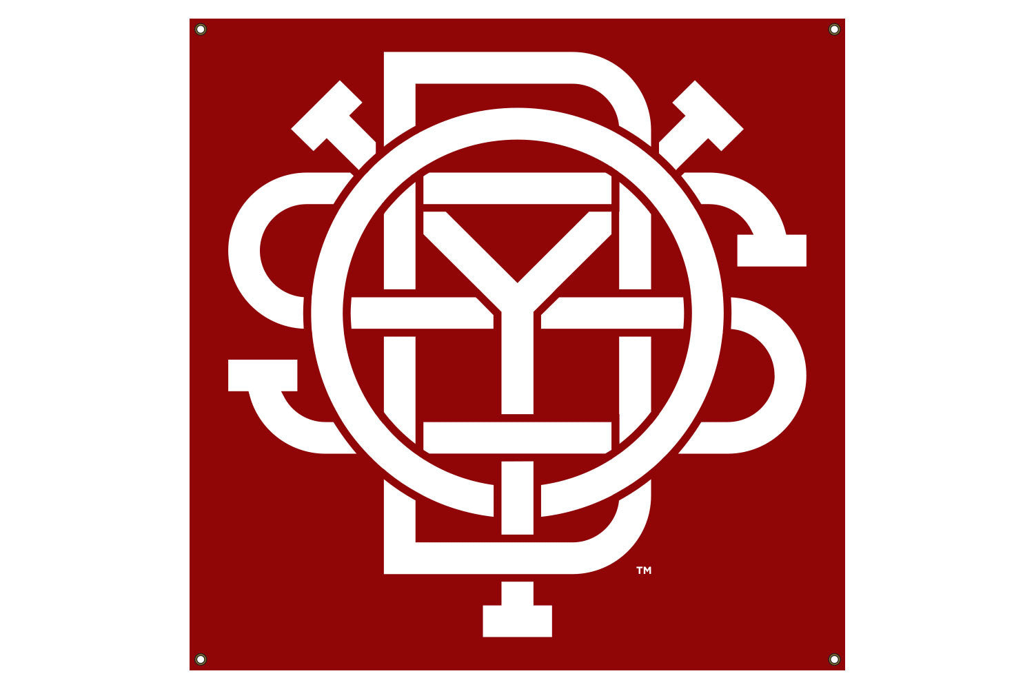 Monogram Banner (3'x3') - Available at 5150bmx.com