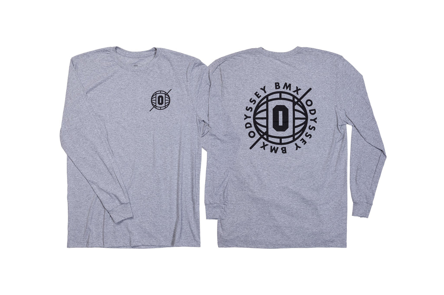 Odyssey Relay Long Sleeve (Athletic Heather Gray with Black Ink) - Available at 5150bmx.com