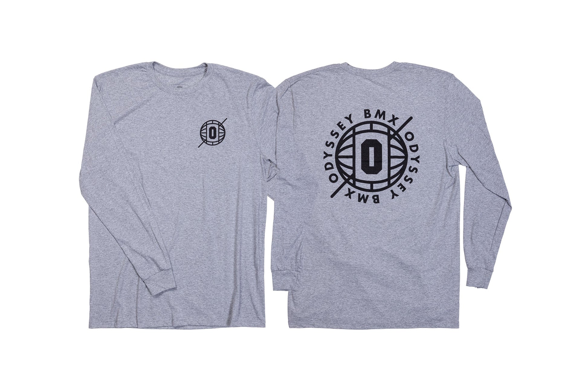 Odyssey Relay Long Sleeve (Athletic Heather Gray with Black Ink) - Available at 5150bmx.com