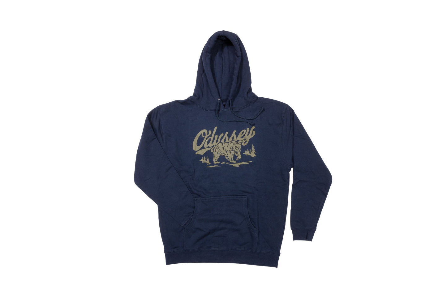 Odyssey Roam Pullover Hoodie (Navy with Olive Ink) - Available at 5150bmx.com