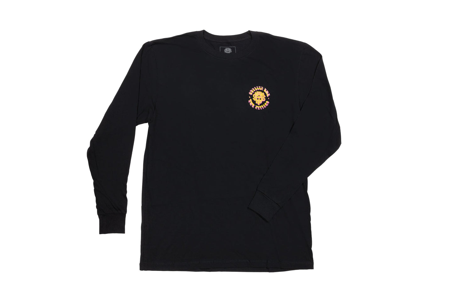 Odyssey Bethel Long Sleeve (Black with Yellow/Pink Fade) available at 5150bmx.com