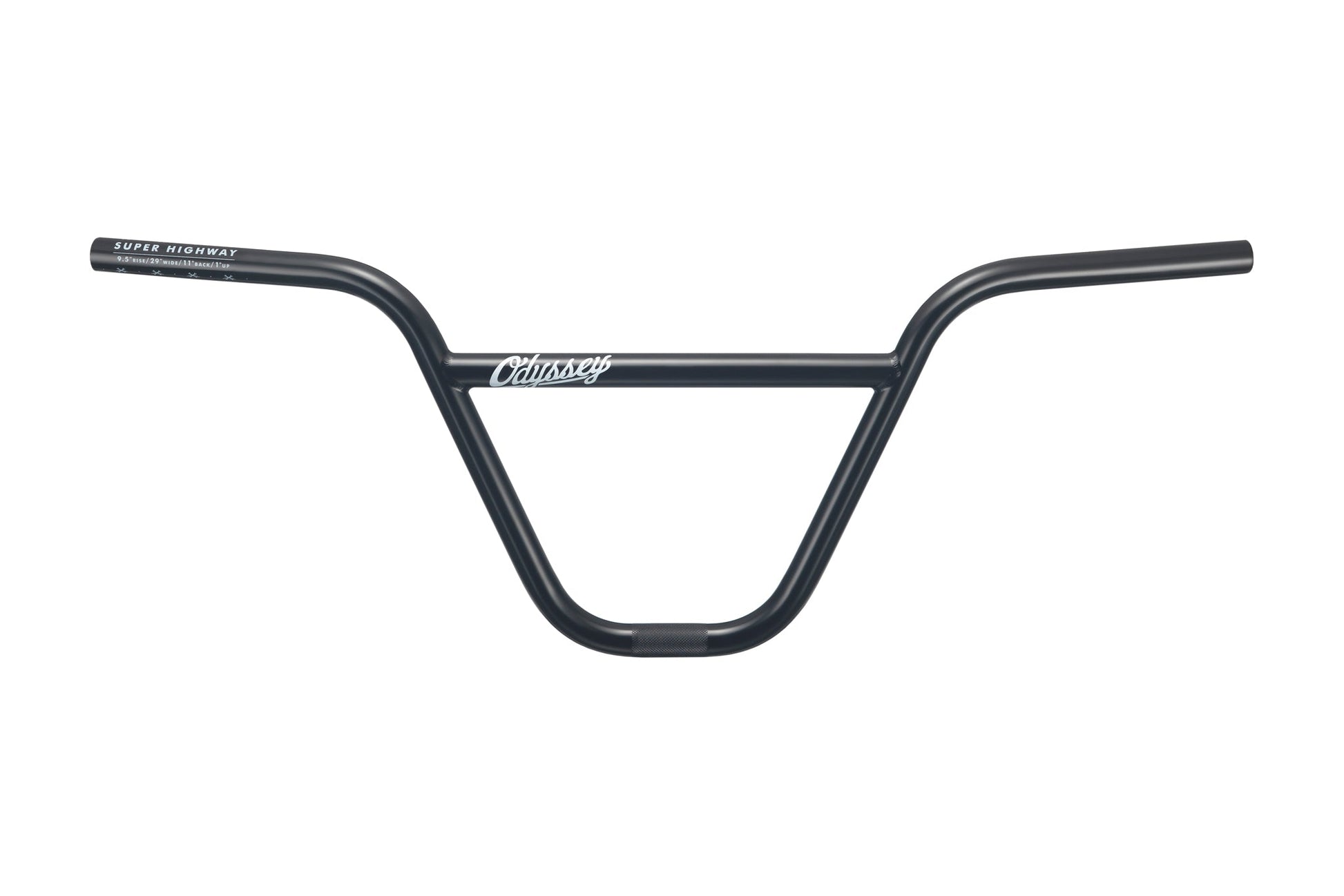 Odyssey Super Highway 9.5" Bar (Rustproof Black) - Available at 5150bmx.com