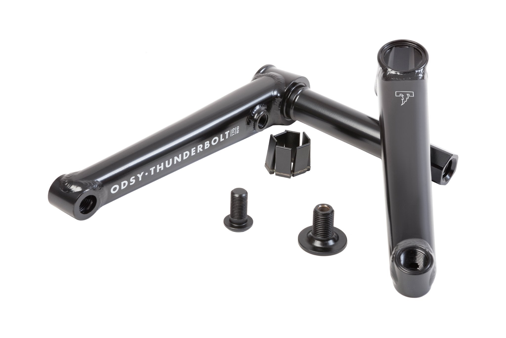 Odyssey Thunderbolt BMX Cranks (Rustproof Black) available at 5150bmx.com