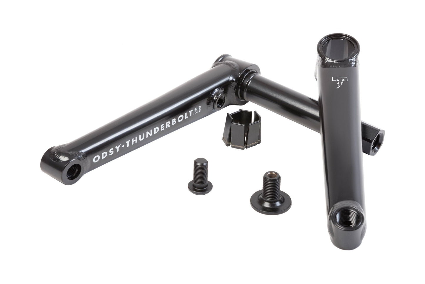 Odyssey Thunderbolt BMX Cranks (Rustproof Black) available at 5150bmx.com