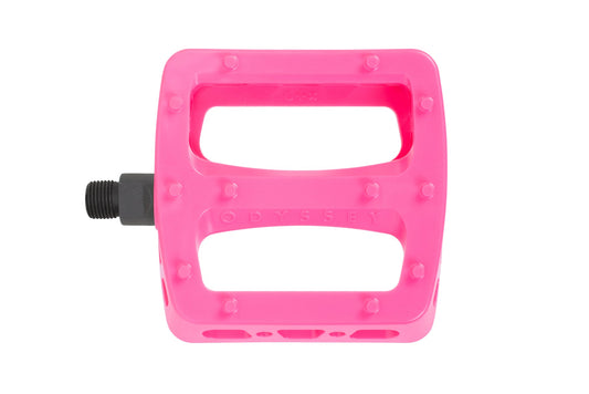 Odyssey Twisted Pro PC Pedals (Hot Pink) - Available at 5150bmx.com