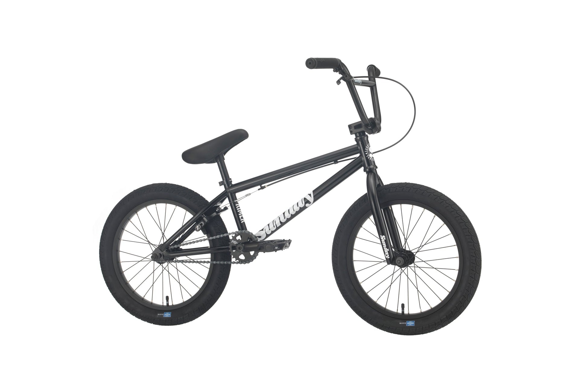 2021 Sunday Primer 18" (Gloss Black with 18.5" tt) available at 5150bmx.com
