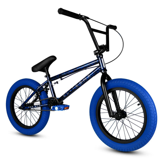 Elite Bmx Pee Wee 18" Bike- Blue Carnage