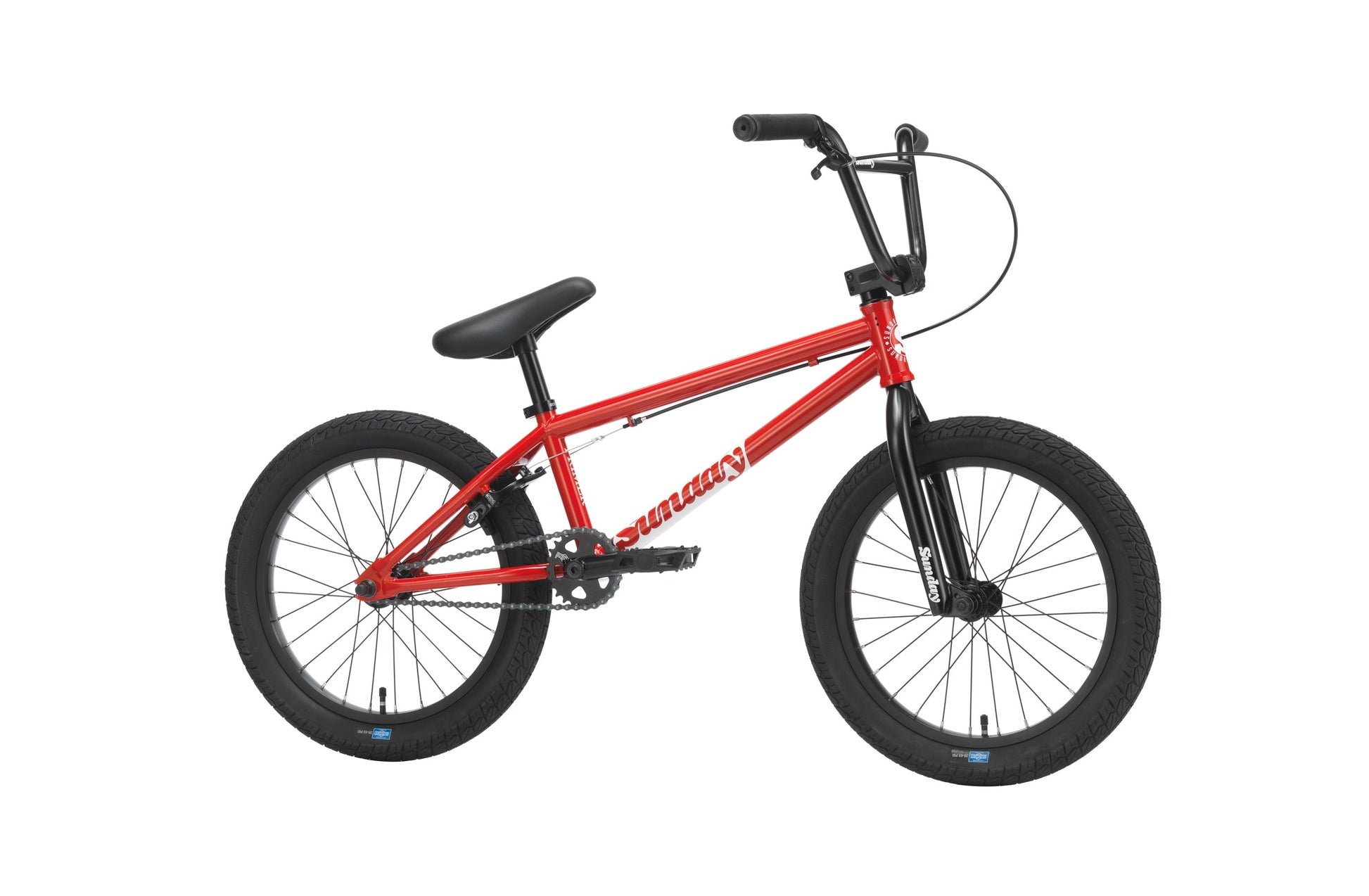 Sunday Primer 18" (Gloss Fire Engine Red with 18.5" tt) available at 5150bmx.com