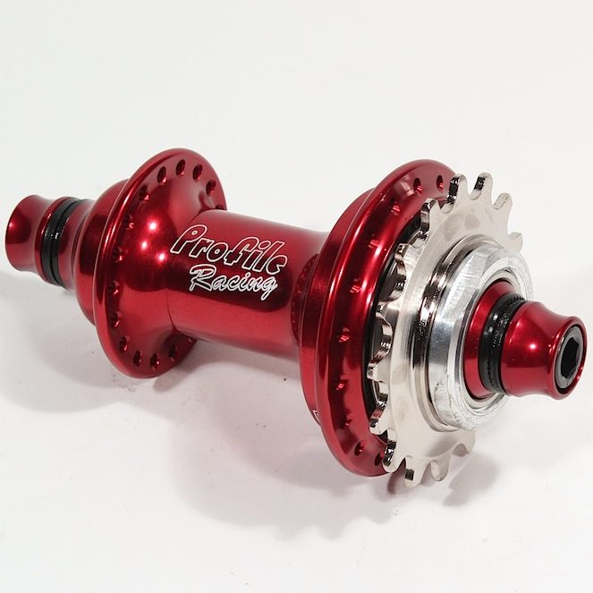 Profile Elite Cassette Hub RHD/LHD (Red)