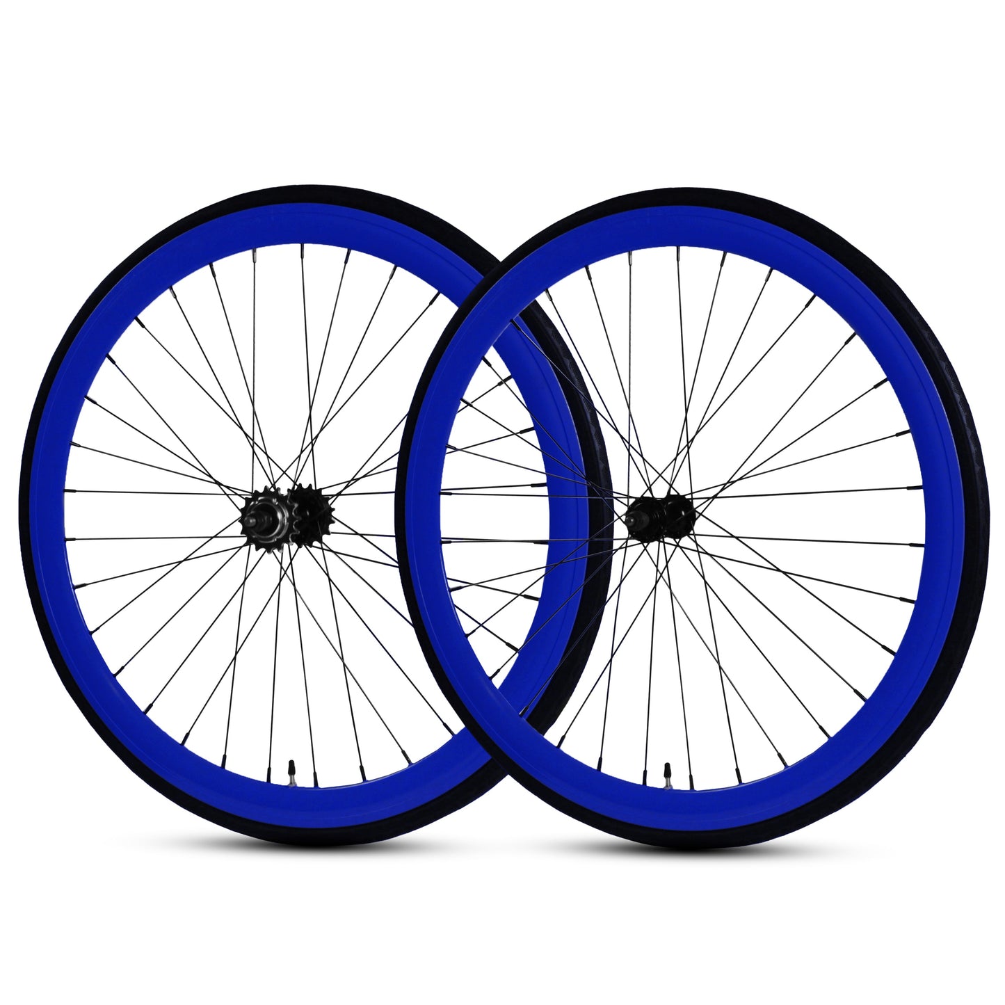 700c Wheelset - Dark Blue available at 5150bmx.com