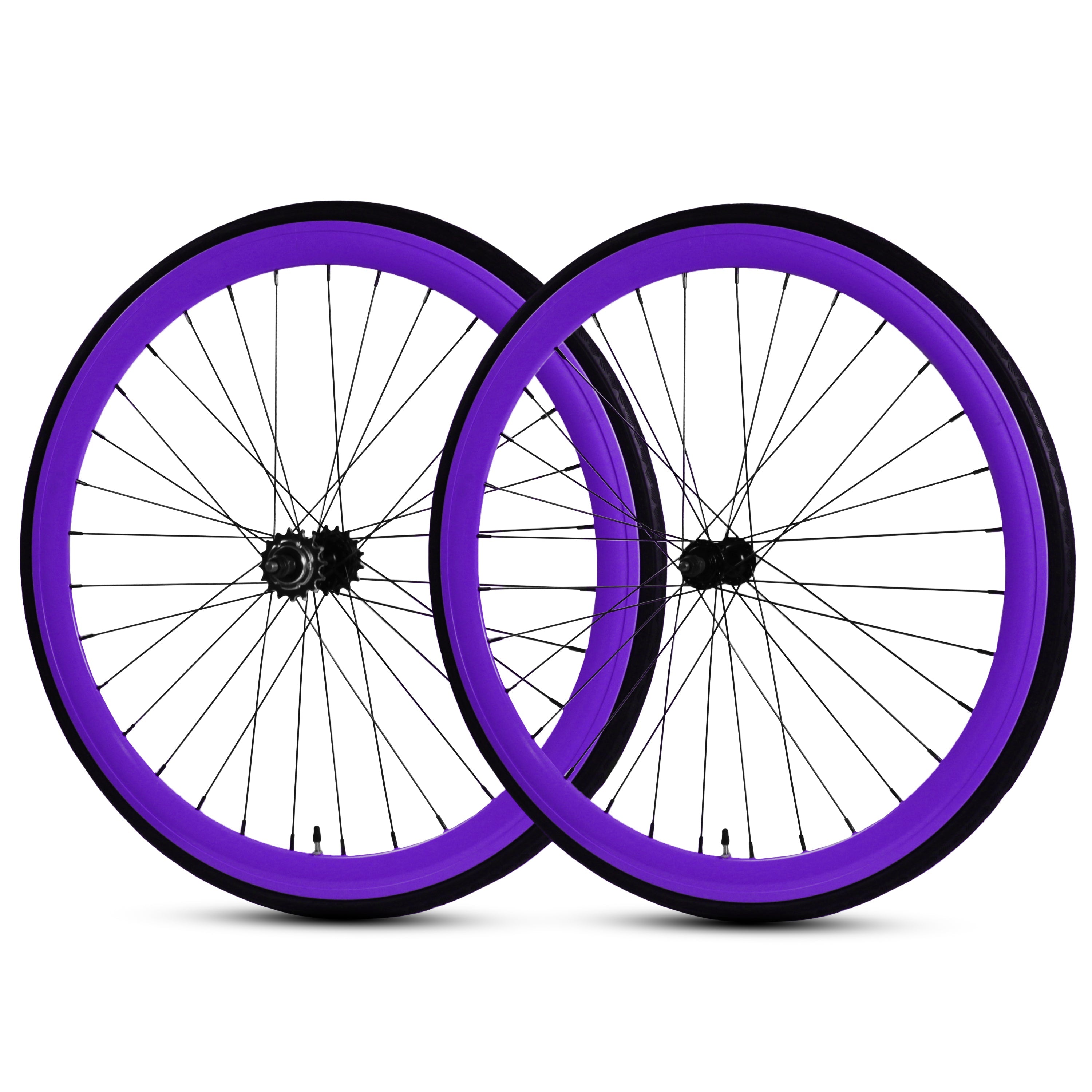 700c Wheelset - Violet available at 5150bmx.com