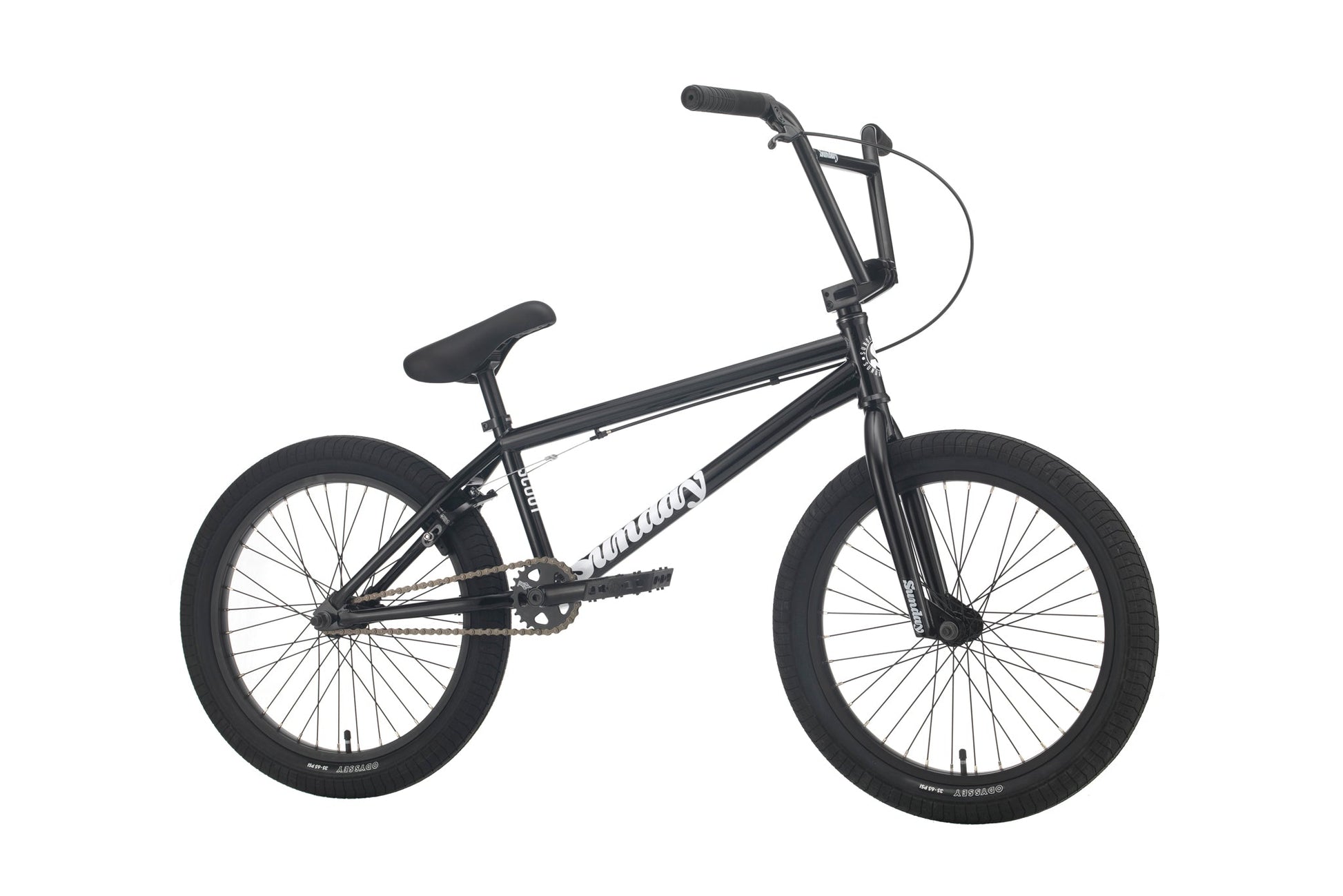 2021 Sunday Scout (Gloss Black with 21" tt) available at 5150bmx.com