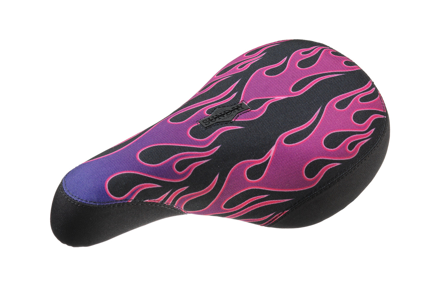 Sunday Flames Pivotal Seat (Purple/Black) available at 5150bmx.com