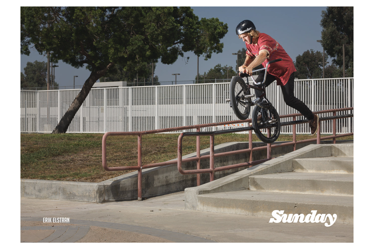 Sunday Erik Elstran Poster (Toothpick Steam Roller) available at 5150bmx.com
