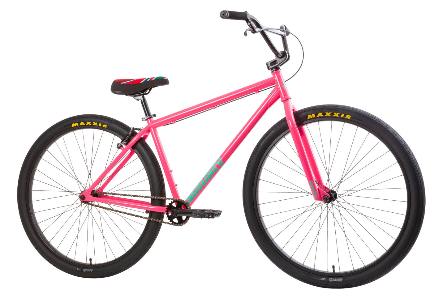 Sunday High C 29" (Gloss Hot Pink with 23.5" tt) available at 5150bmx.com