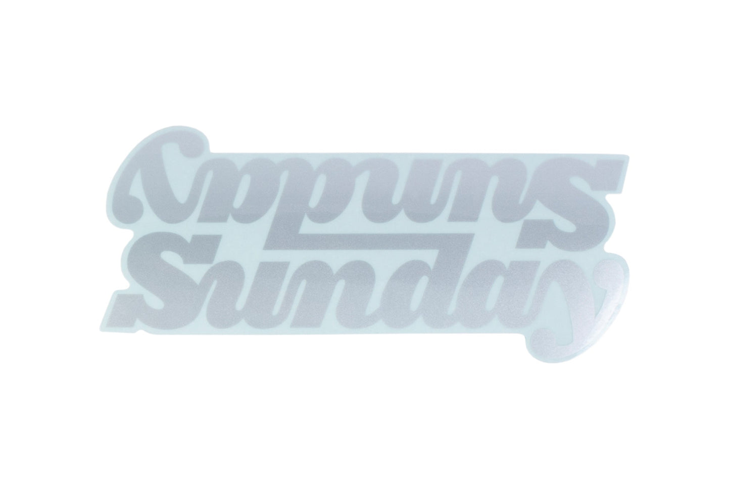Sunday Completes Bike Stickers (Silver) available at 5150bmx.com