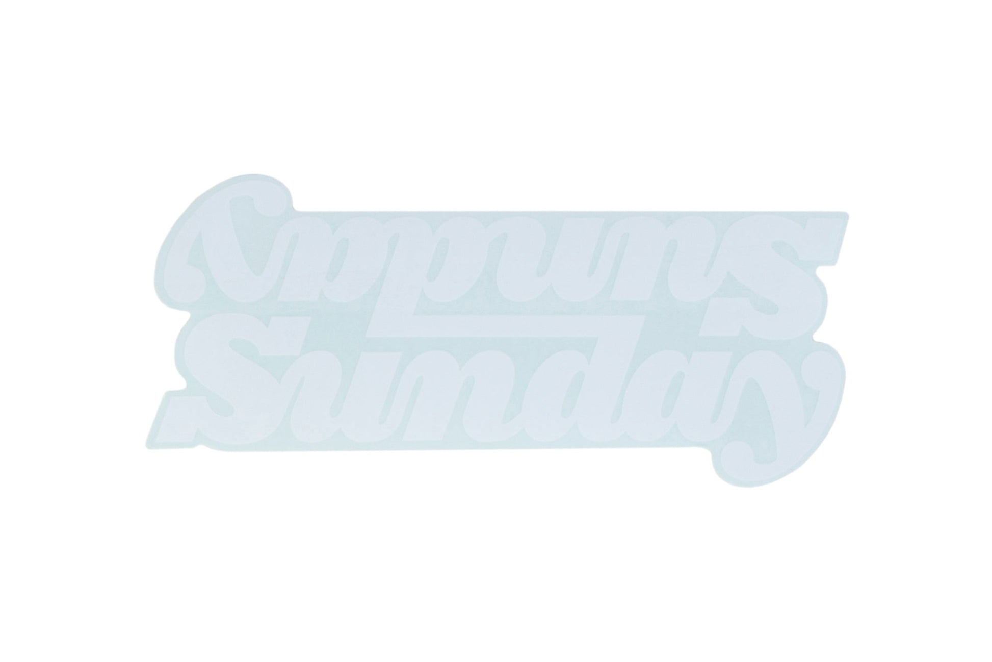 Sunday Completes Bike Stickers (White) available at 5150bmx.com