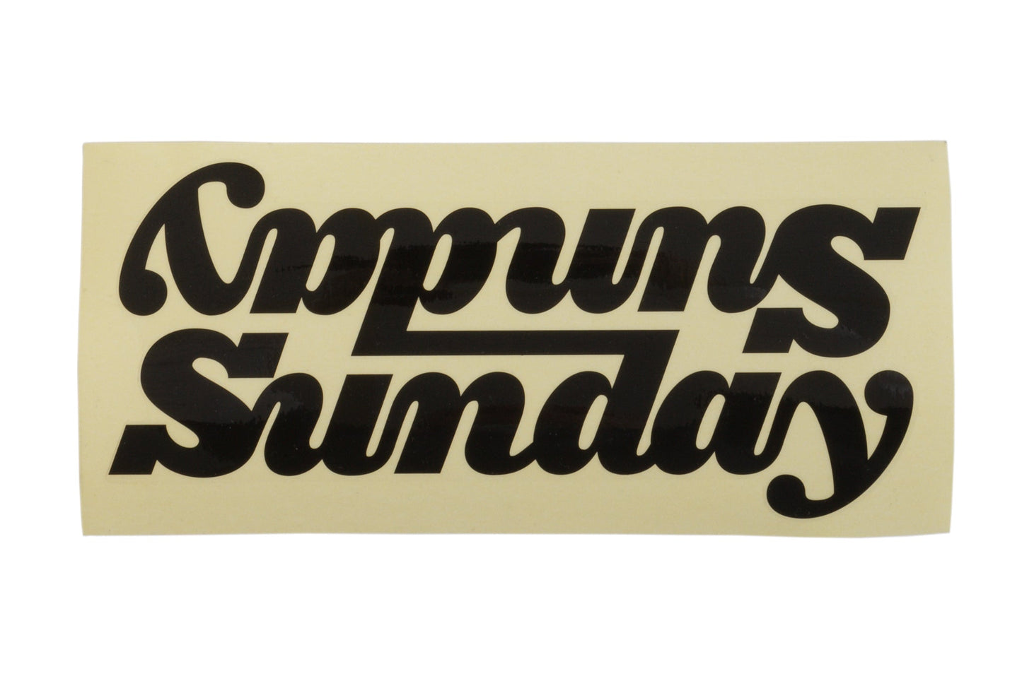 Sunday Classy Connected 10" Downtube Sticker (Various Colors) available at 5150bmx.com