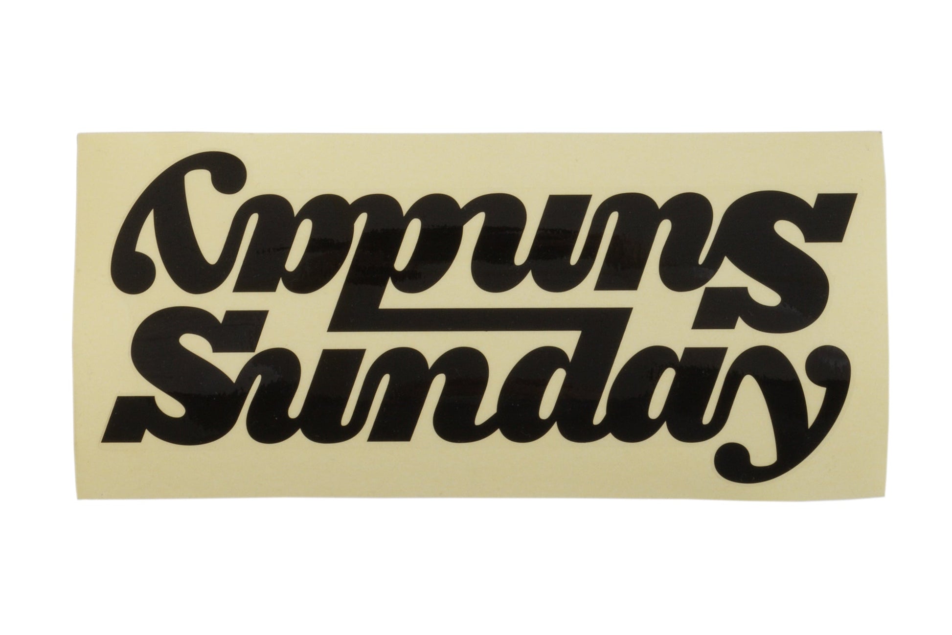 Sunday Classy Connected 10" Downtube Sticker (Various Colors) available at 5150bmx.com