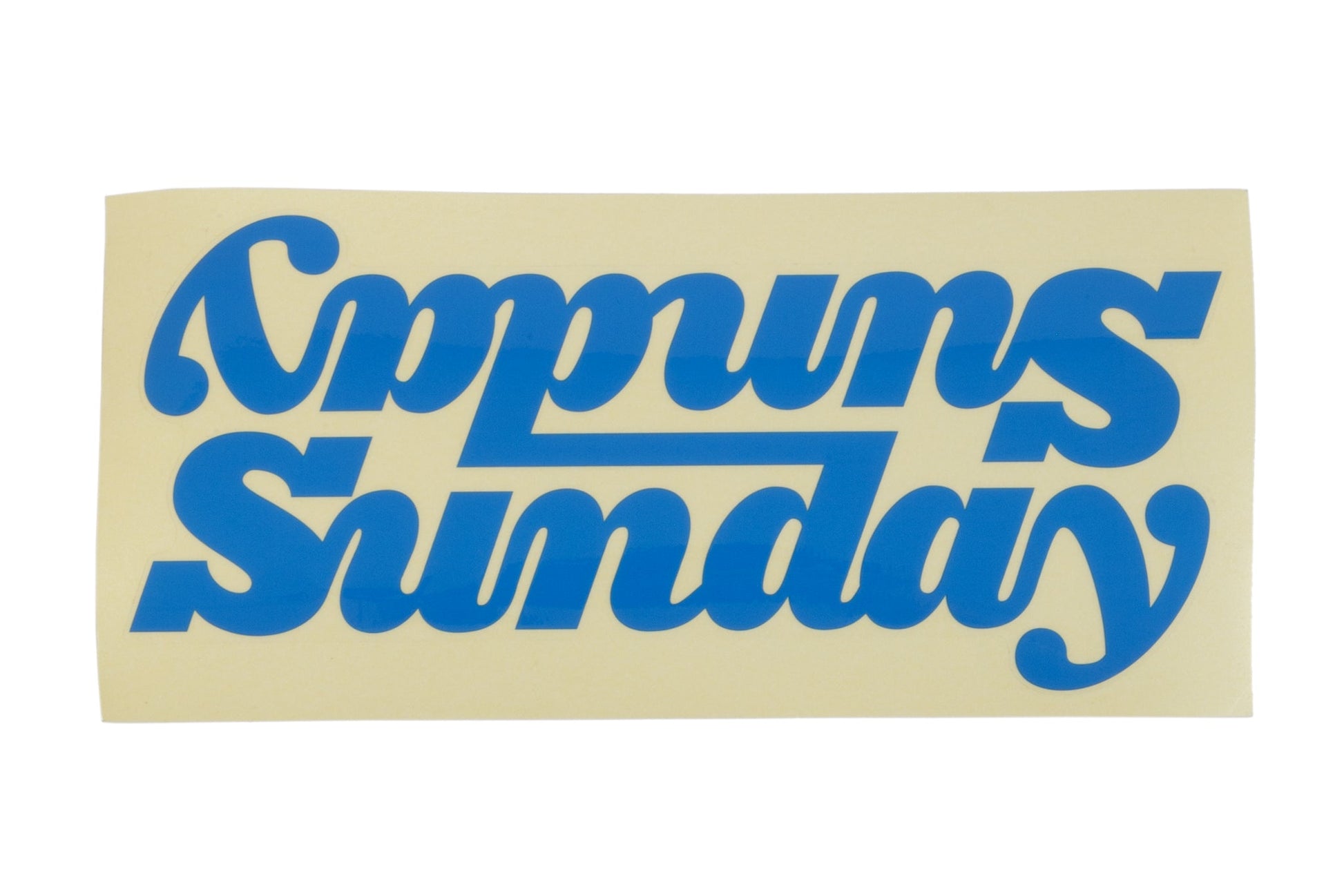 Sunday Classy Connected 10" Downtube Sticker (Various Colors) available at 5150bmx.com