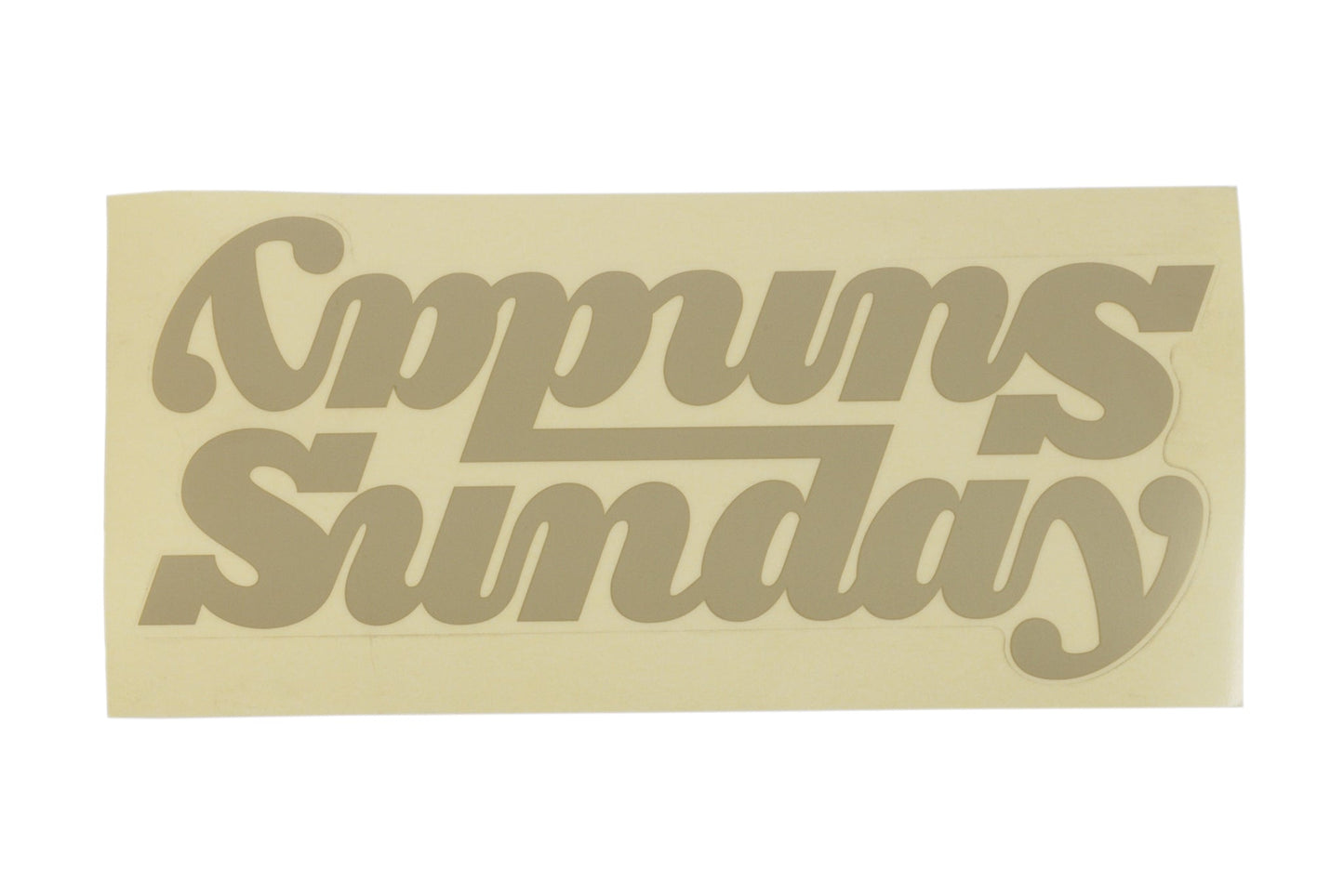 Sunday Classy Connected 10" Downtube Sticker (Various Colors) available at 5150bmx.com