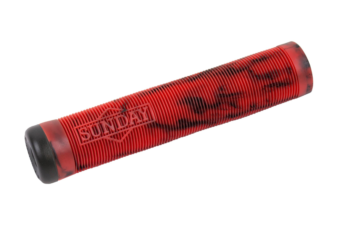 Sunday Cornerstone Grip (Black/Red Swirl) available at 5150bmx.com