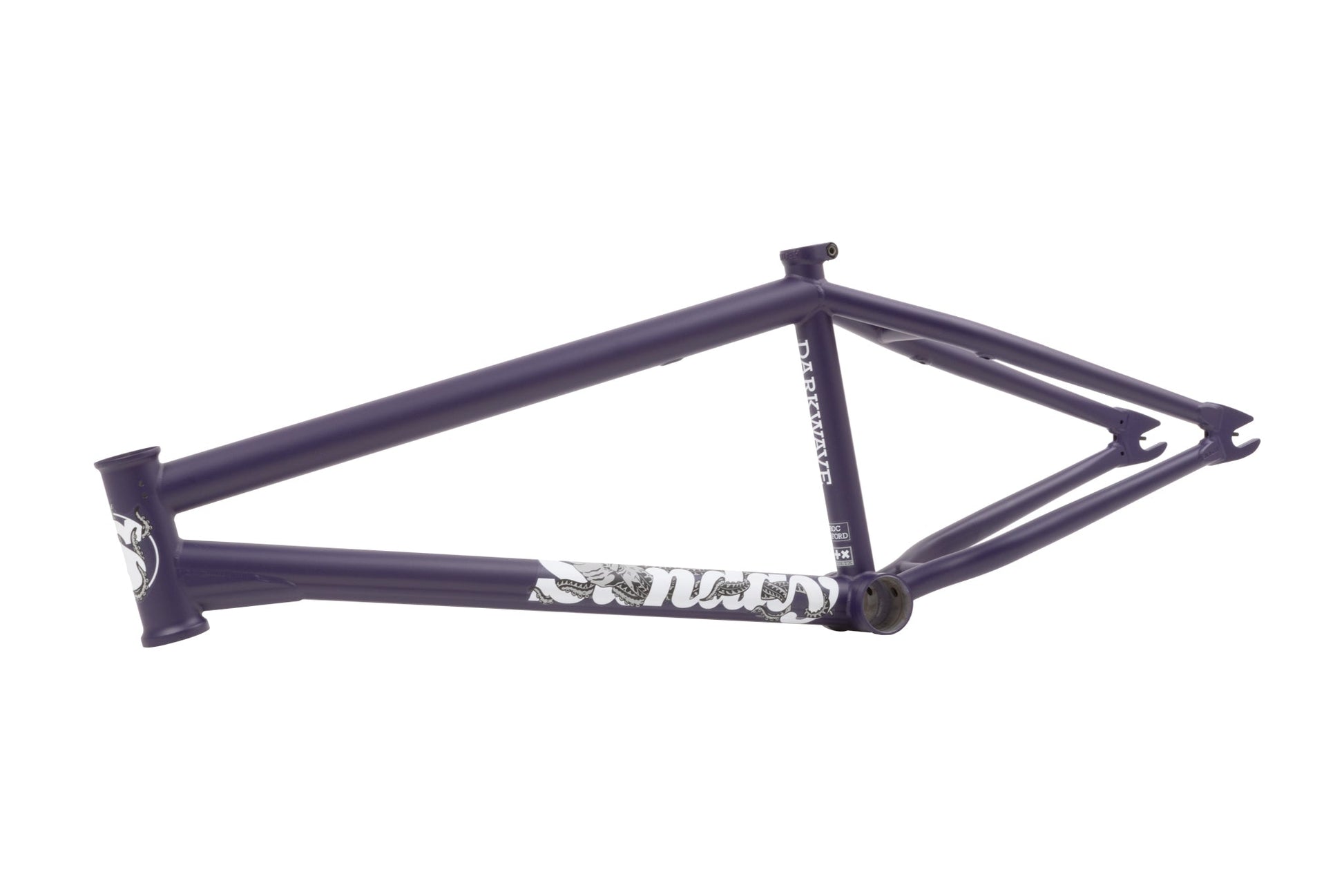 Sunday Darkwave Frame (Matte Midnight Purple w/White Octopus Stickers) available at 5150bmx.com